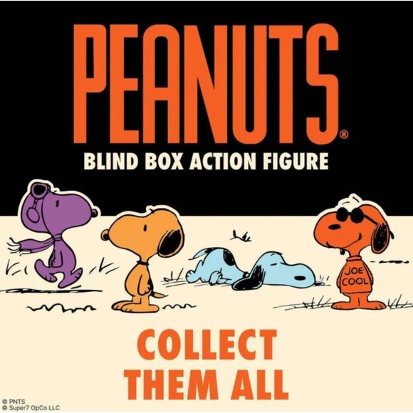 Super7 Other - ReAction Peanuts Wave 6 So Many Snoopies Blind Box 1 Random Blind Box Figure New